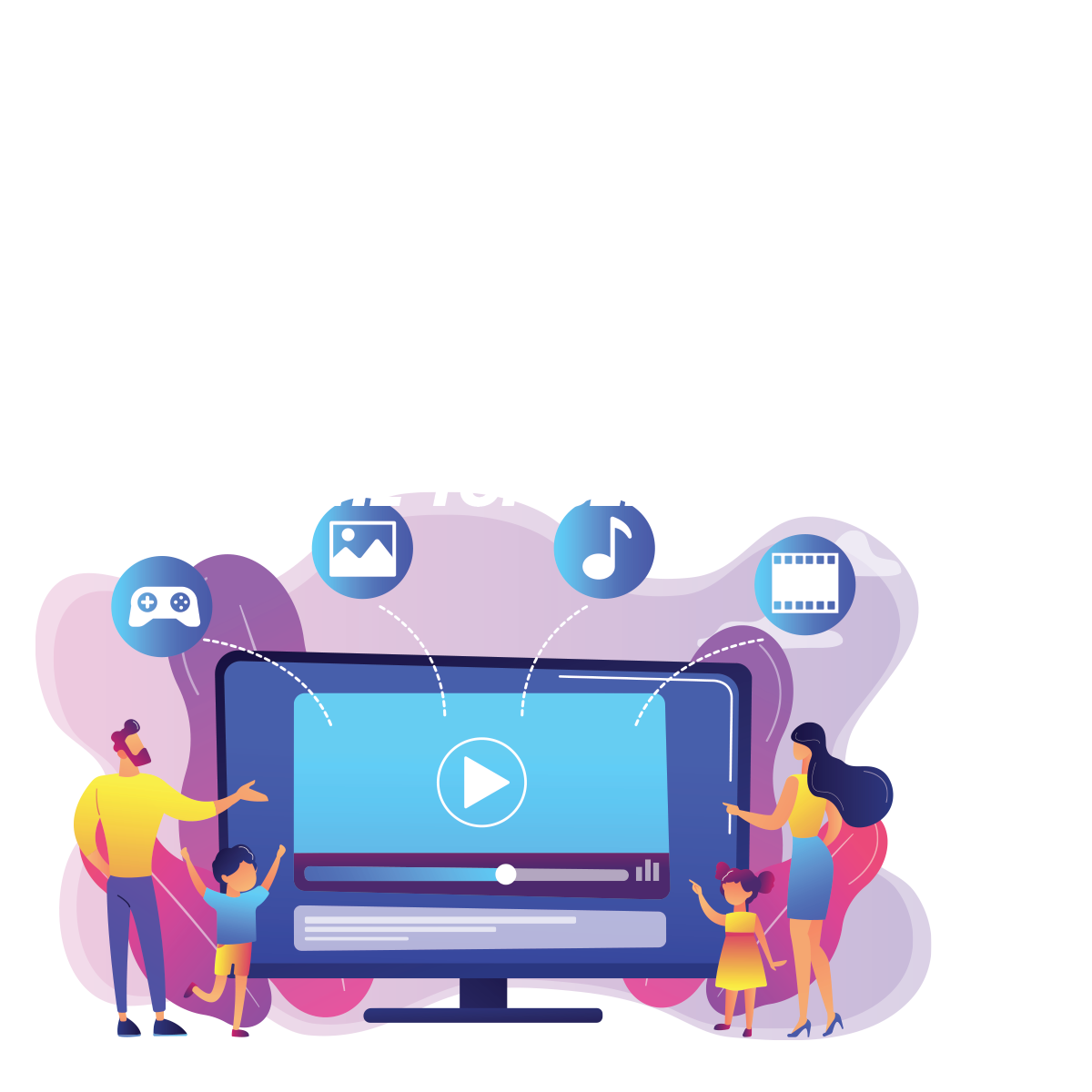 200 million estimated subscribers to over the top services by 2023